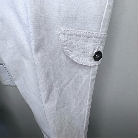 Northern Reflections White Cargo Capris Size 16 - Picture 4 of 8